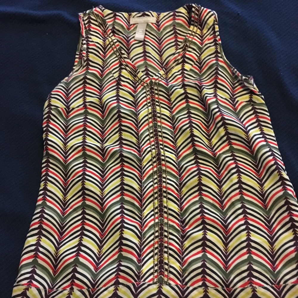 Banana Republic sleeveless blouse